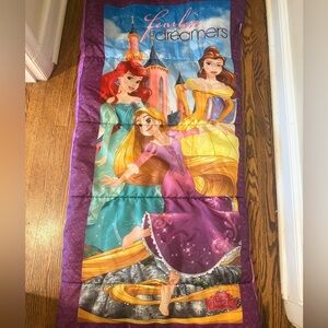 Disney Princess Dreamers Sleeping Bag - Purple, Yellow, Blue